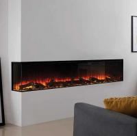 Электрокамин BRITISH FIRES New Forest 2400 with Signature logs - 2400 мм