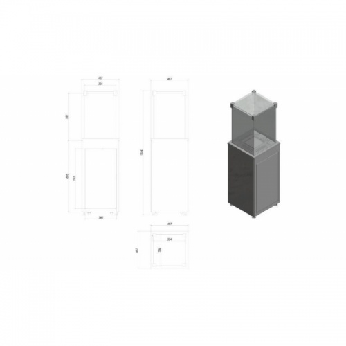 Газовый нагреватель PATIO/G31/37MBAR/S - сталь, с пультом ДУ