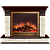 Каминокомплект Glenrich Панорама Мисхор Sharm 33 (красное дерево)+Sharm 33 BR