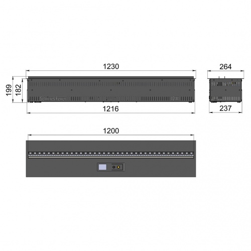 Электроочаг Schönes Feuer 3D FireLine 1200 RGB в Астрахани