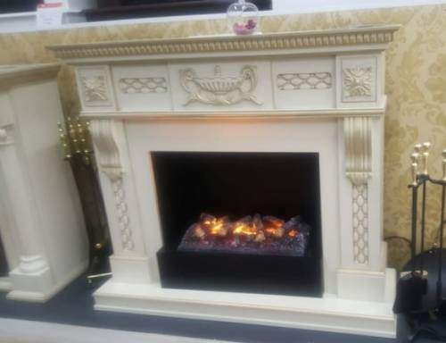Каминокомплект Real Flame Corsica (белый дуб)+3D Cassette 630 в Астрахани