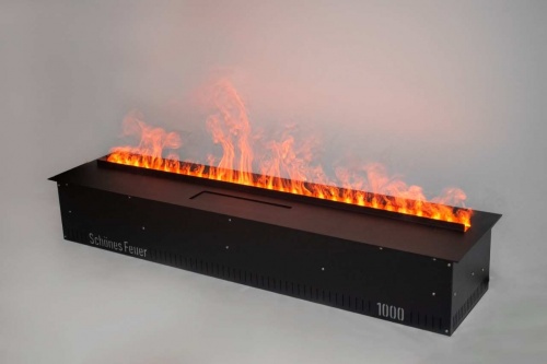 Электроочаг Schönes Feuer 3D FireLine 1000 Pro со стальной крышкой в Астрахани