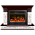 Каминокомплект Glenrich Панорама Алтай 28 (красное дерево)+Newflame