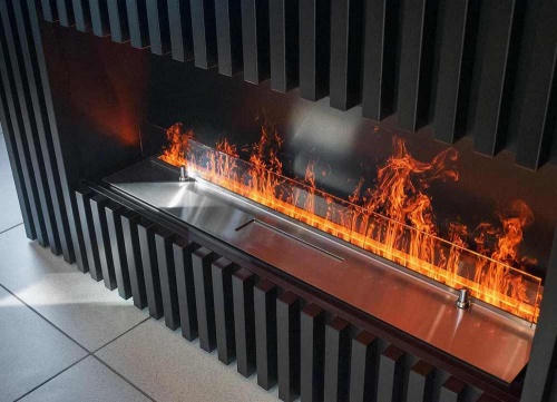 Электроочаг Schönes Feuer 3D FireLine 1000 со стальной крышкой в Астрахани