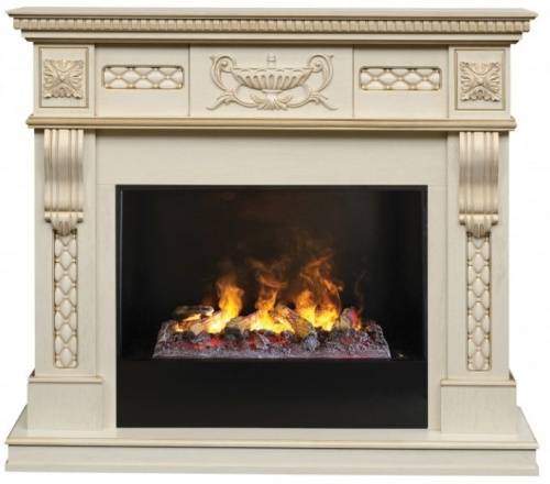 Каминокомплект Real Flame Corsica (белый дуб)+3D Cassette 630 в Астрахани